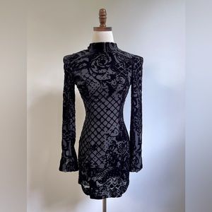 Balmain for H&M Velvet Mini Dress, 2